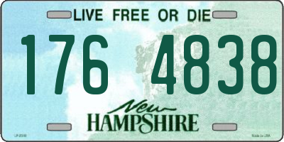 NH license plate 1764838