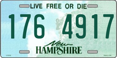 NH license plate 1764917