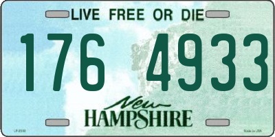 NH license plate 1764933