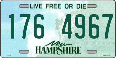 NH license plate 1764967