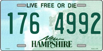 NH license plate 1764992