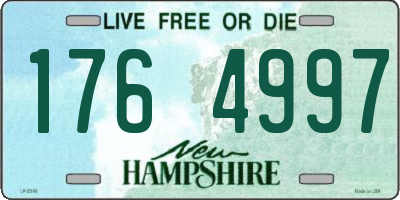 NH license plate 1764997