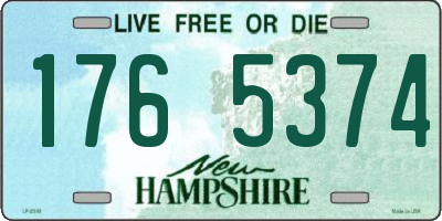NH license plate 1765374