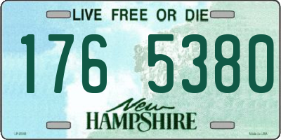 NH license plate 1765380