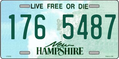 NH license plate 1765487
