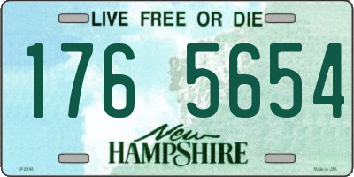 NH license plate 1765654