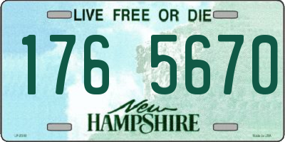 NH license plate 1765670