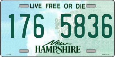 NH license plate 1765836