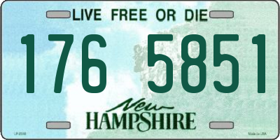NH license plate 1765851