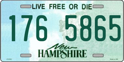 NH license plate 1765865