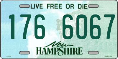 NH license plate 1766067