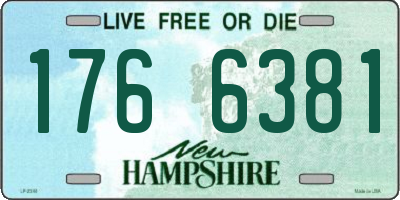 NH license plate 1766381