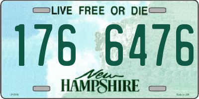 NH license plate 1766476
