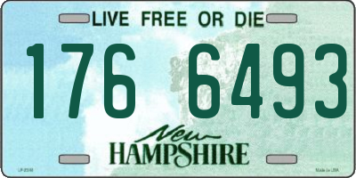 NH license plate 1766493
