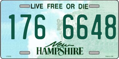 NH license plate 1766648
