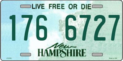 NH license plate 1766727