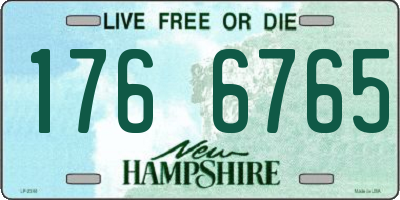 NH license plate 1766765