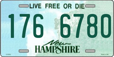NH license plate 1766780