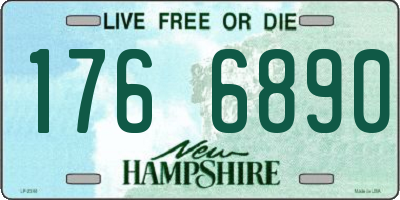 NH license plate 1766890