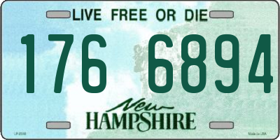 NH license plate 1766894
