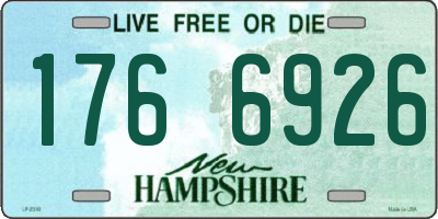 NH license plate 1766926