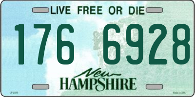 NH license plate 1766928