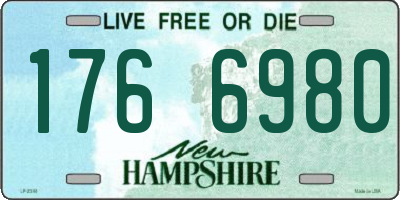 NH license plate 1766980