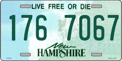 NH license plate 1767067