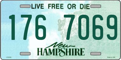 NH license plate 1767069