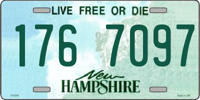 NH license plate 1767097