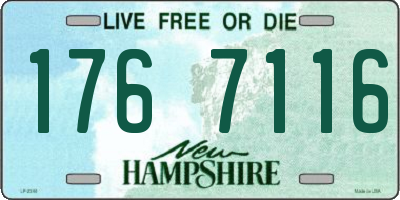 NH license plate 1767116
