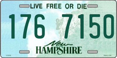 NH license plate 1767150