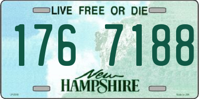 NH license plate 1767188