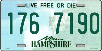 NH license plate 1767190