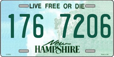 NH license plate 1767206