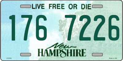 NH license plate 1767226