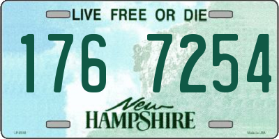 NH license plate 1767254