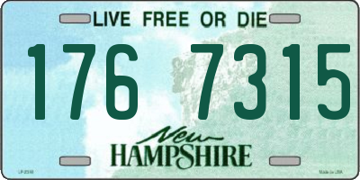 NH license plate 1767315