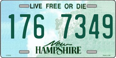 NH license plate 1767349