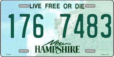 NH license plate 1767483