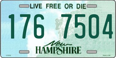 NH license plate 1767504