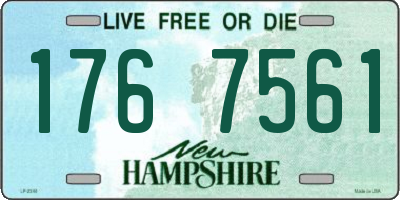 NH license plate 1767561