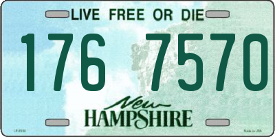 NH license plate 1767570