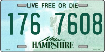 NH license plate 1767608