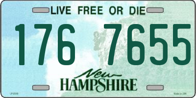 NH license plate 1767655