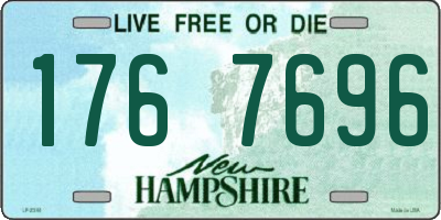NH license plate 1767696
