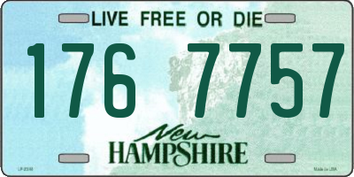 NH license plate 1767757