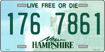NH license plate 1767861