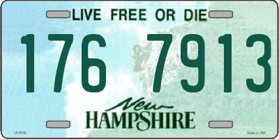 NH license plate 1767913