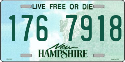 NH license plate 1767918